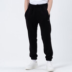 Basic Jogger Sweatpants // Black (3XL)