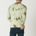 Colorful Embroidery Sweatshirt // Khaki (XL)