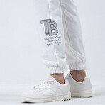 TB Jogger Sweatpants // White (M)