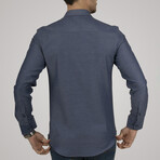 Slimfit Standard Collar Shirt // Royal Blue (XL)