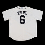 Al Kaline Signed Majestic Tigers Jersey Inscribed "HOF 80" (JSA) and Al Kaline Signed Tigers 16x20 Photo Inscribed "HOF 80" (JSA)