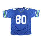 Steve Largent Signed Jersey Inscribed "HOF '95" (Beckett) and Jim Zorn Signed Jersey (JSA)