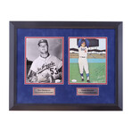 Don Drysdale & Sandy Koufax Signed Dodgers 19x24 Custom Framed Photo Display With Multiple Inscriptions (JSA)