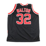 Bill Walton Signed Jersey (Schwartz) and Bill Walton Signed Trail Blazers 11x14 Photo (PSA)