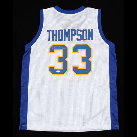 David Thompson Signed Jersey (JSA), David Thompson Signed Jersey (JSA) and David Thompson Signed NBA Authentic Series Basketball Inscribed "HOF 96" (Schwartz Sports)