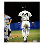 Reggie Jackson Signed Jersey (JSA), Reggie Jackson Signed New York Yankees Full-Size Batting Helmet Inscribed "563 HR" (JSA COA) and Reggie Jackson Signed Yankees 8x10 Photo (Beckett)