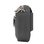 Cannon Charcoal Grey Branded Nylon Econyl Belt Bag