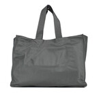 Burberry Trench Extra Large Nylon Econyl Branded Tote Handbag // Charcoal Grey