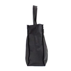Trench Black Extra Large Nylon Econyl Branded Tote