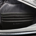 Paddy Small Black Nylon Logo Patch Belt Bag