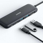 Anker 555 Power Extend 8-in-1 USB-C Hub with High Speed and High-Def Ports