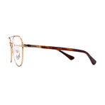 Persol  // Men's // PO2479V 1103 Aviator Optical Glasses // Gold Havana + Clear Demo Lenses