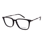 Salvatore Ferragamo // Men's // SF2861 001 // Square Optical Glasses // Black + Clear Demo Lenses