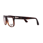 Persol // Mens PO3252V 24 Square Optical Glasses // Havana + Clear