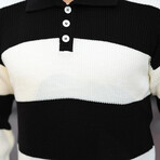 Collared Sweater // Black (L)