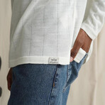 Fine-guage Rib-knit Sweater // Cream (S)