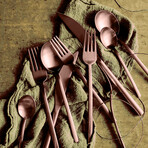 Due Ice Bronze Flatware  Set - 20 Pcs.