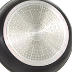 BergHOFF Essentials Nonstick Hard Anodized 10" Stockpot 5.3qt. With Glass Lid // Black