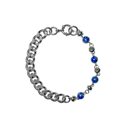 Lapis Lazuli Chain Bracelet