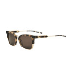 CKNYC1878S-244 Men's Wayfaring Look // Gold + Light Havana + Brown 