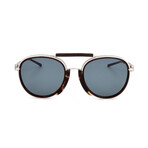  CKNYC1814S-210 Unisex Round // Silver Titanium + Blue 