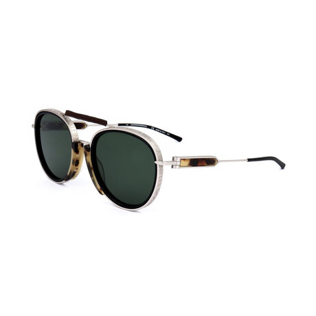 CKNYC1814S-001 Unisex Round // Silver Titanium + Smoke 