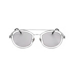 CKNYC1911S-070 Unisex Pilot // White + Silver Titanium + Silver 