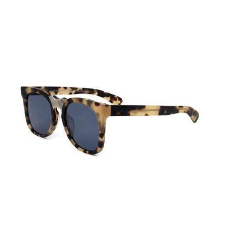  CKNYC1850S-244 Unisex Square // Matte Light Havana + Smoke Matte 