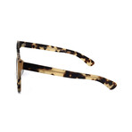  CKNYC1850S-244 Unisex Square // Matte Light Havana + Smoke Matte 