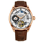 Stuhrling Original Presidia Dual Time Skeleton Automatic // 943A.03
