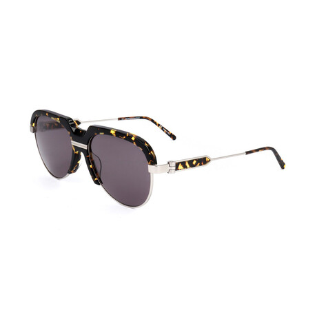 CKNYC1970S-235 Unisex Aviator // Dark Havana + Smoke 