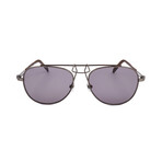 CKNYC1811S-008 Unisex Aviator // Gunmetal Titanium + Smoke 