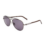 CKNYC1811S-008 Unisex Aviator // Gunmetal Titanium + Smoke 