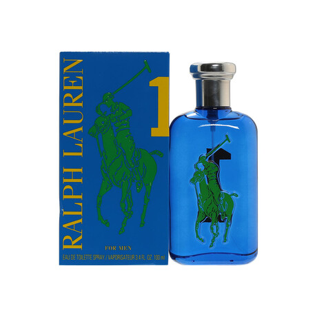 Men's Fragrance // Polo Big Pony Blue #1 for Men by Ralph Lauren EDT Spray // 3.4 oz