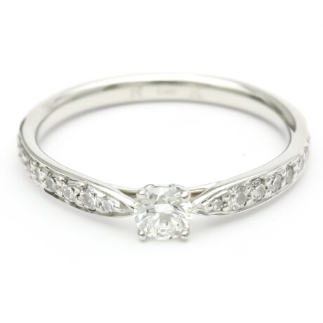 Tiffany & Co. // Platinum Harmony Ring With Diamond // Ring Size: 6 // Store Display