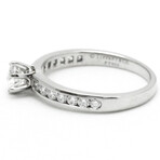 Tiffany & Co. // Platinum Engagement + Wedding Diamond Ring // Ring Size: 5 // Store Display