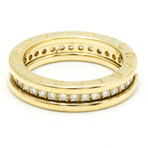 Bulgari // 18k Yellow Gold B.zero1 Diamond Ring // Ring Size: 6 // Store Display