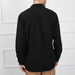 Double Pocket Shirt // Black (XS)