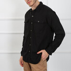 Double Pocket Shirt // Black (XS)