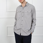 Double Pocket Shirt // Light Gray (L)