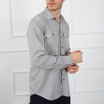 Double Pocket Shirt // Light Gray (XS)