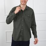 Double Pocket Shirt // Green (2XL)