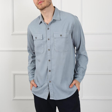 Double Pocket Shirt // Gray (XS)
