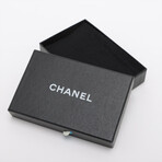 Chanel Coco Mark Caviar skin x Canvas Key case Black Gold Metal fittings