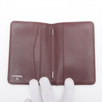 Chanel Matelasse Lambskin Notebook cover Black Silver Metal fittings 13964548