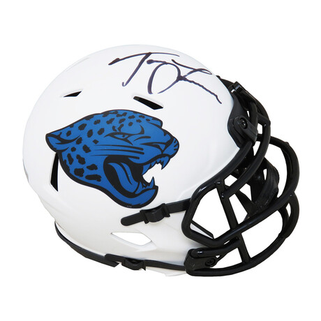 Trevor Lawrence // Signed Jacksonville Jaguars Lunar Eclipse Riddell Speed Mini Helmet (Fanatics)
