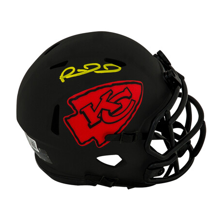 Patrick Mahomes // Signed Kansas City Chiefs ECLIPSE Riddell Speed Mini Helmet (Beckett)