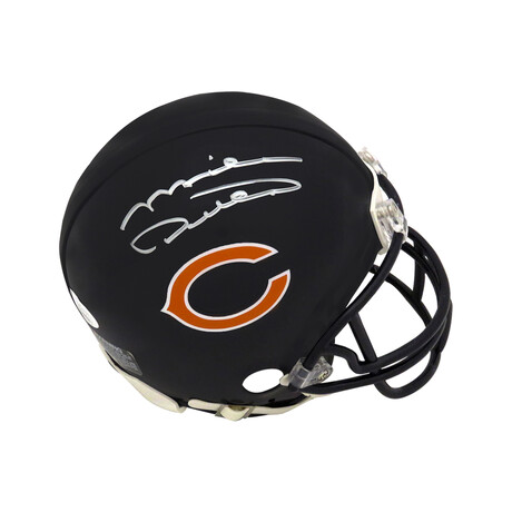 Mike Ditka // Signed Chicago Bears (VSR4) Riddell Mini Helmet - (JSA)