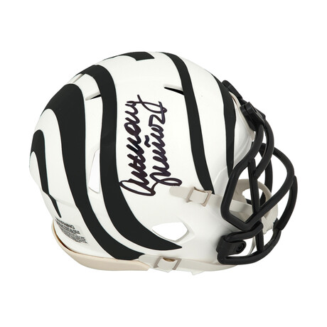 Anthony Munoz // Signed Cincinnati Bengals Alternate White Riddell Speed Mini Helmet