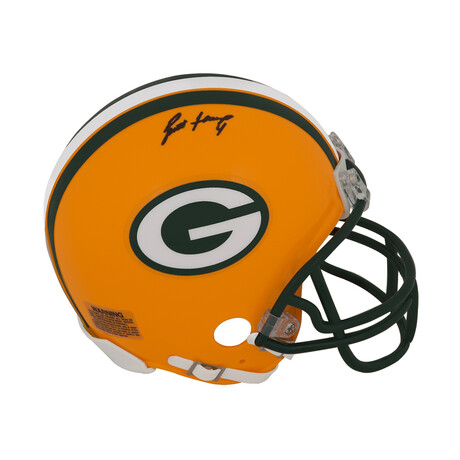 Brett Favre // Signed Green Bay Packers Riddell (VSR4) Mini Helmet - (Favre Holo)